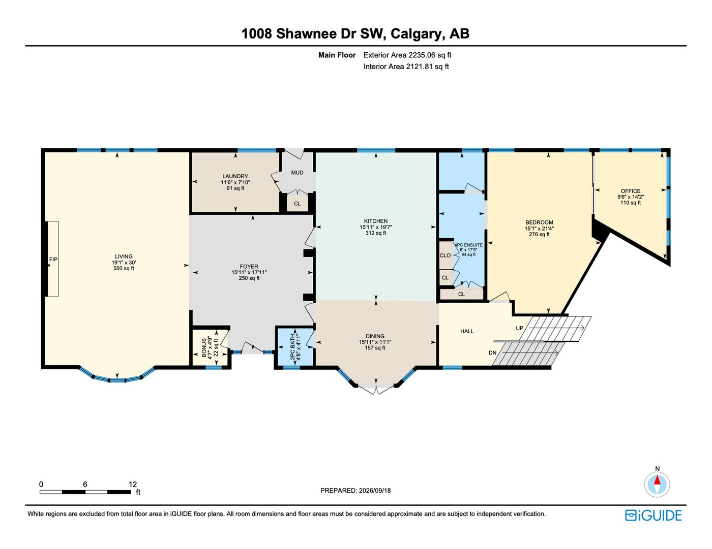 Main Floor — 1008 Shawnee Drive SW